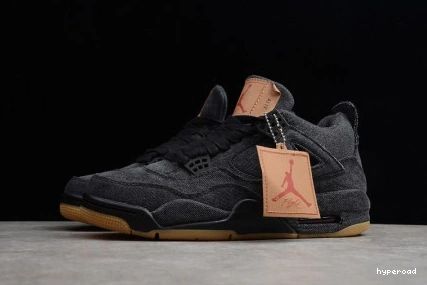 Hyperoad JORDAN 4 'BLACK' X AIR LEVI'S 0822